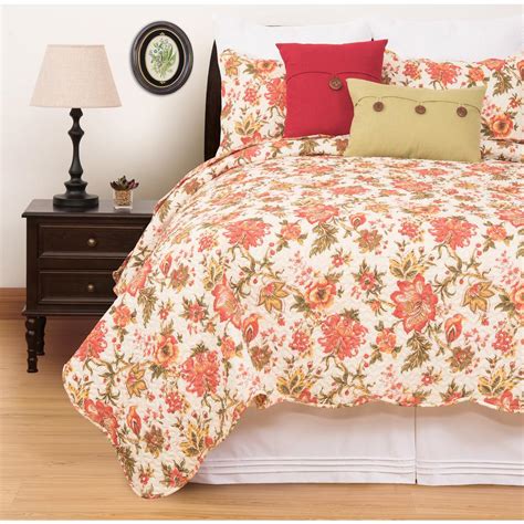 Brooklyn Loom Tender Red Twin Xl Quilt Set Qs2697rdtx 2600 The Home Depot