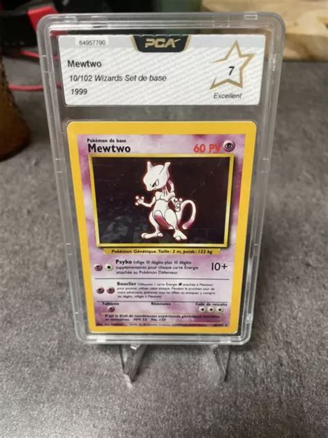 CARTE POKÉMON MEWTWO 10 102 Set de Base édition 2 FR PCA 7