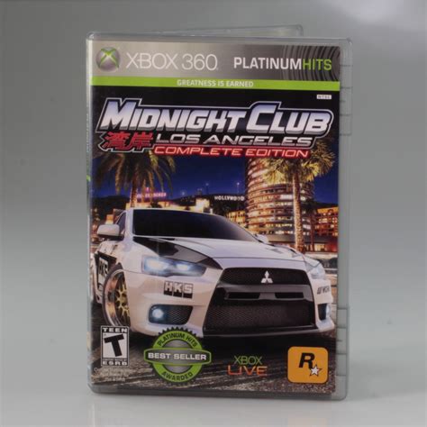 Midnight Club Los Angeles Complete Edition Xbox 360 X360 Mídia Física