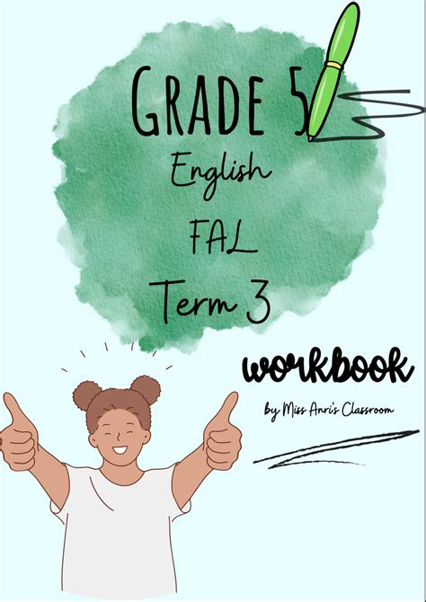 Grade 5 English FAL Term 3 Workbook Volume 2 2022