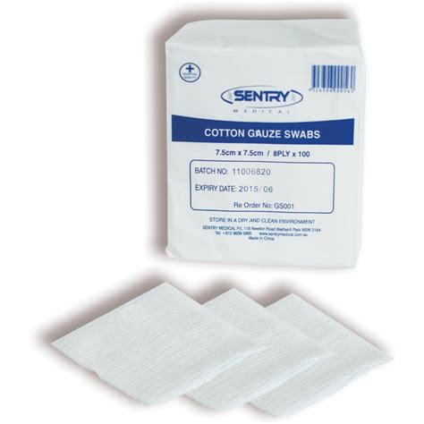 Gauze Swabs Non Sterile Non Woven 5cm X 5cm P100 Betta Health Outcomes