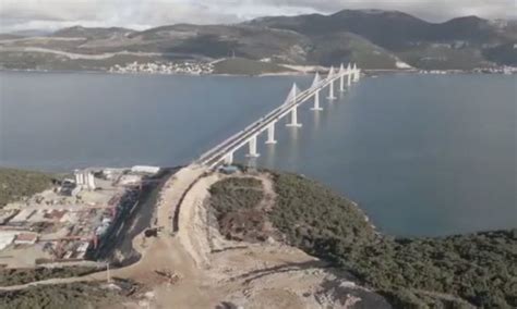 Video Latest Update From Pelješac Bridge Croatia Week