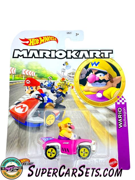 Wario Badwagon Mario Kart Hot Wheels Etsy