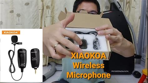 Xiaokoa Wireless Uhf Lavalier Microphone Review Cara Guna Youtube