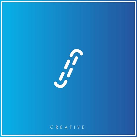 Jj creative último diseño de logotipo premium vector creative logo