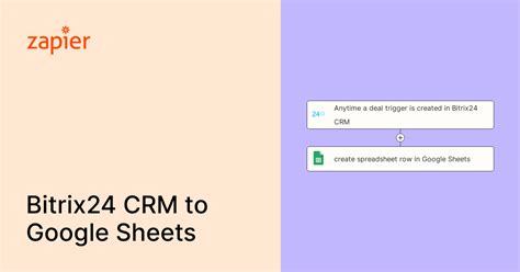 Anytime A Deal Trigger Is Created In Bitrix24 CRM Create Spreadsheet