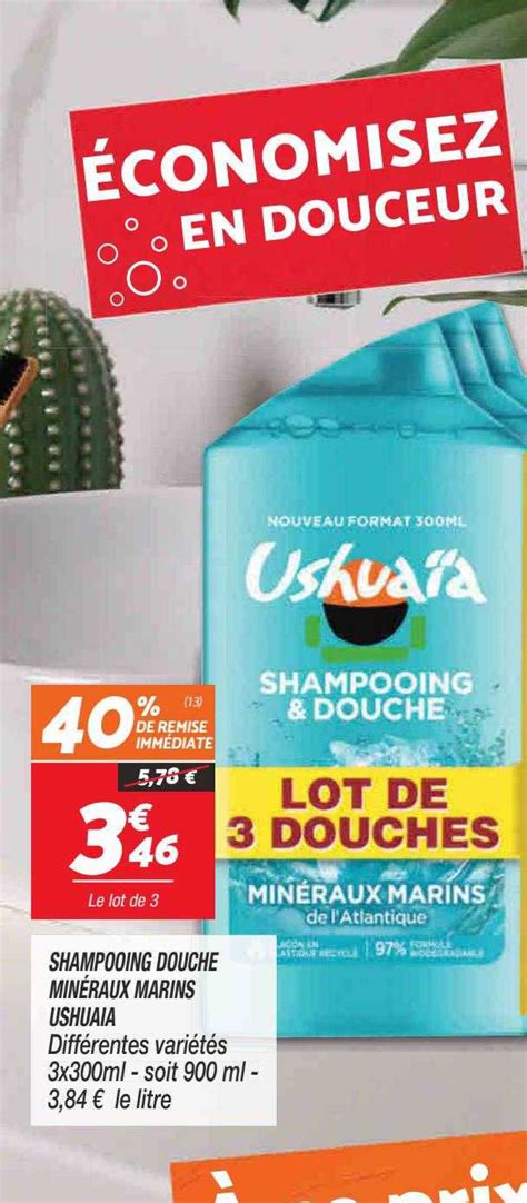 Promo Shampooing Douche Minéraux Marins Ushuaia chez Netto iCatalogue fr