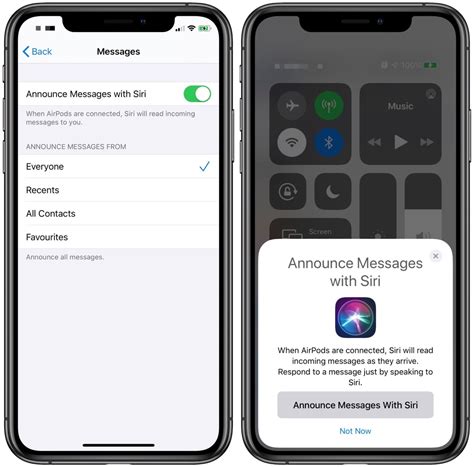 Use Announce Messages With Siri To Hear Messages In Airpods