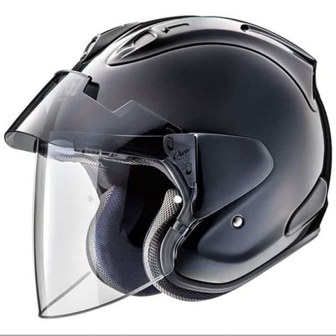 Jual Helm Half Face Arai Vz Ram Plus Glass Black Double Visor Made In