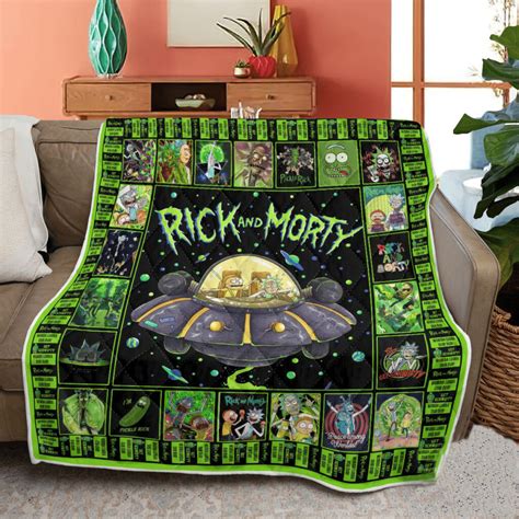 Rick And Morty Blanket Quilt G95 Goamazingstyle