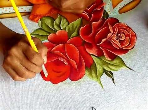 Como Pintar Rosas Vermelhas Continua O Youtube