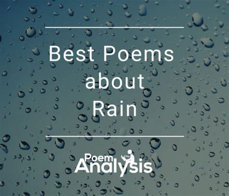 10 Of The Best Poems About Rain Every Poet Lover Must Read