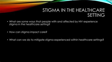 Ppt Stigma And Hiv Powerpoint Presentation Free Download Id 6006070