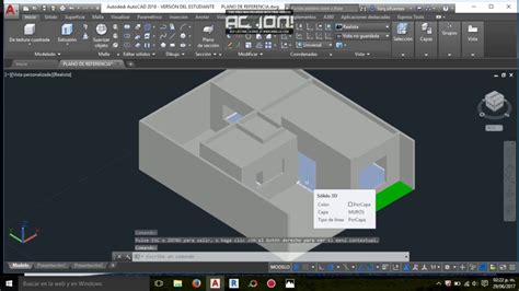 Tutorial Casa En Autocad D Modelado Y Render Youtube