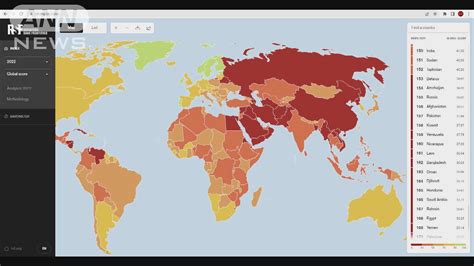 報道自由度ランキング ロシア「非常に悪い」155位に下落