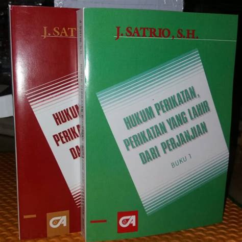 Jual Hukum Perikatan Perikatan Yang Lahir Dari Perjanjian Buku 1 Dan 2