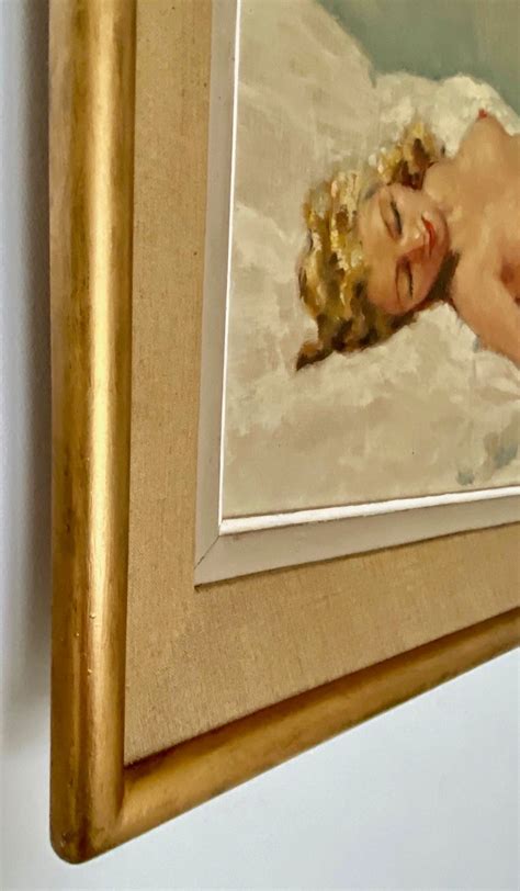 Reclining Nude By C Sar Vilot Paintings Genre Antikeo