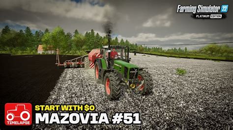 FINISHING OFF THE PLANTING Mazovia Start With 0 FS22 Timelapse