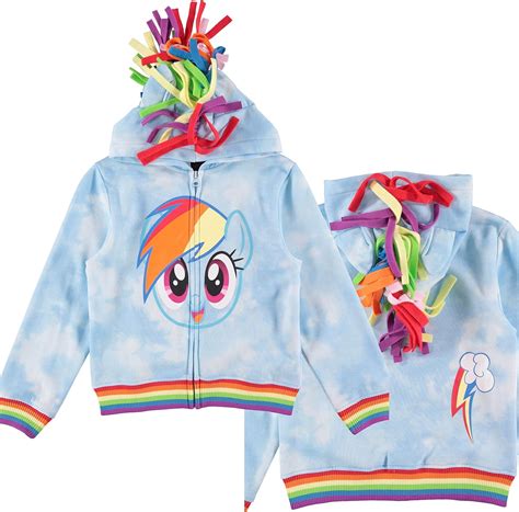 My Little Pony Magical Rainbow Dash Cosplay Hoodie For Girls Super S