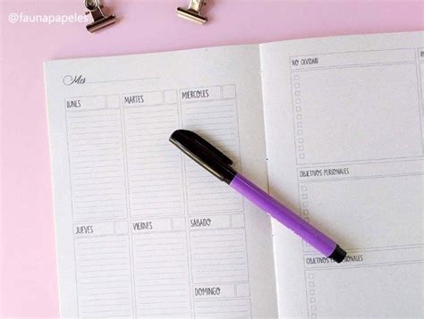 Agenda Perpetua Planner Fauna Papeles