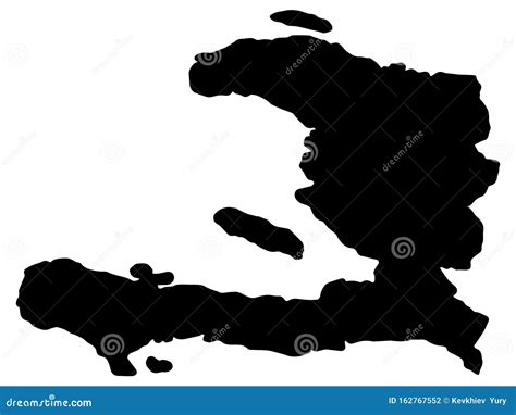 Haiti Map Vector Illustration Stock Vector Illustration Of Isolated