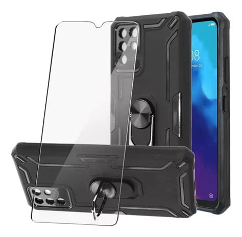 Rudo Uso Case Funda For Zte Blade V30 Vita Screen Mica Meses Sin