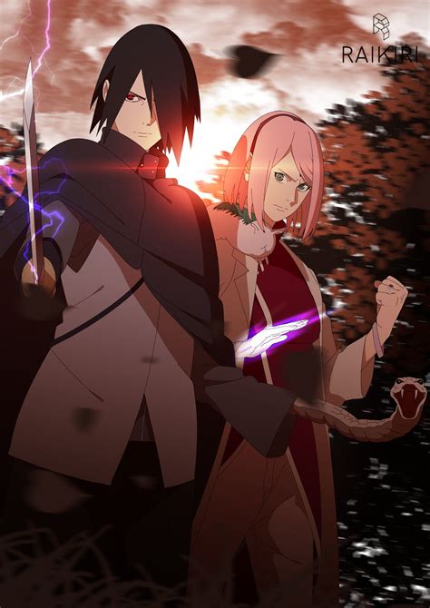 Fanart Sasuke And Sakura Commission Naruto Sasuke Uchiha Sakura