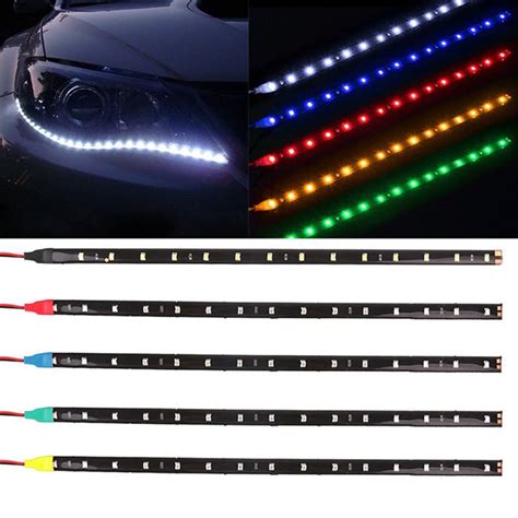 Waterproof Car Auto Decorative Flexible Led Strip Highpower V Cm