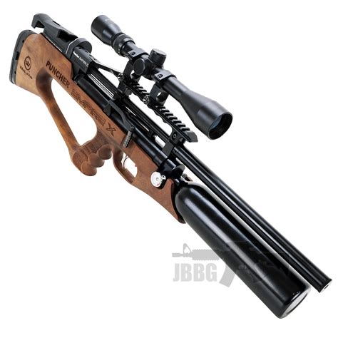 Kral Puncher Empire X Walnut Stock PCP 177 Air Rifle Just Air Guns