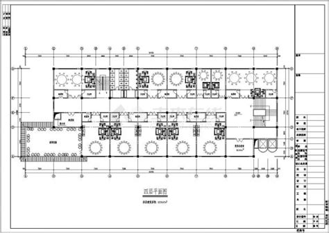 餐厅cad施工图纸餐厅土木在线