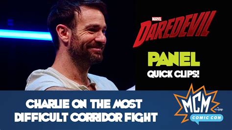 Charlie Cox On The Most Difficult Corridor Fight Daredevil Panel Clips