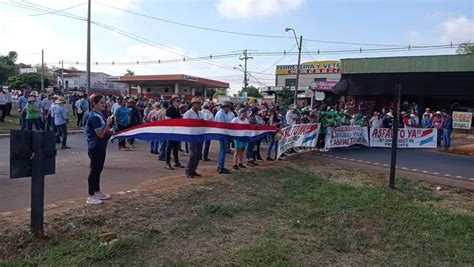 Pobladores cierran Ruta PY02 para exigir pavimentación de tramo OLeary