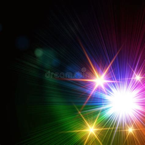 Rainbow Lens Flare Stock Illustration Illustration Of Blurry 1516051