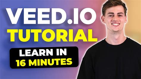 Veed Tutorial For Beginners How To Use Veed Io Youtube