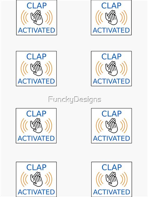 Prank Clap Activated Sticker Pack Sticker For Sale By Funckydesigns