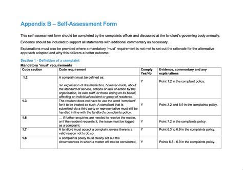 Complaints Handling Code Self-Assessment 2023-24 | Mount Green