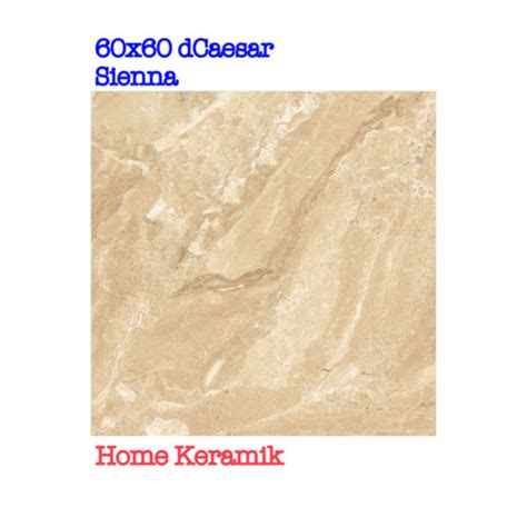 Jual Roman Granit Glossy DCaesar Sienna Size 60x60 Kw 1 Jakarta Barat