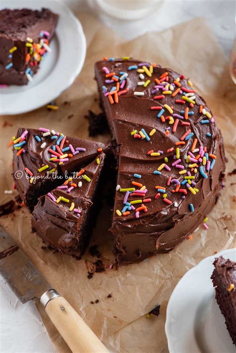 Triple Layer Chocolate Cake With Chocolate Frosting