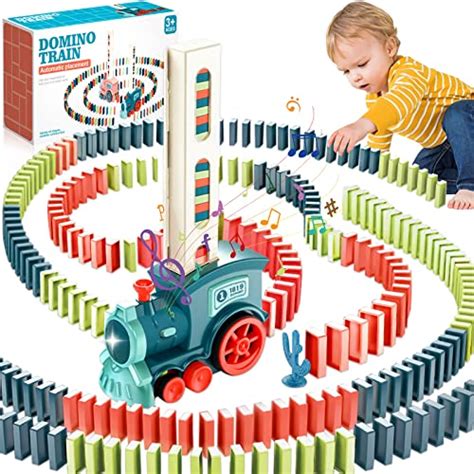 Nckihrkk Ensemble De Jouets De Train Electrique Pcs De Blocs