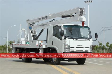 China High Quality Isuzu Articulated Boom Bucket Truck Manufacturers