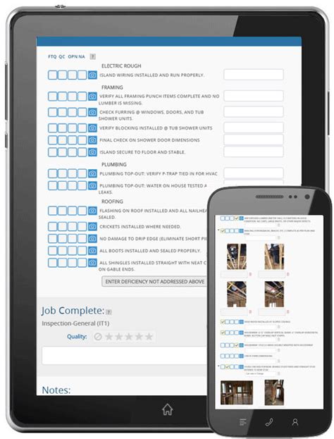 Rough Framing Inspection Checklist