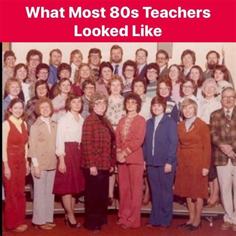 70s 80sThen80sNow On Instagram What Most 80s Teachers Looked Like