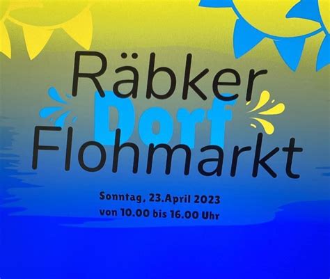 Dorfflohmarkt In R Bke Radio