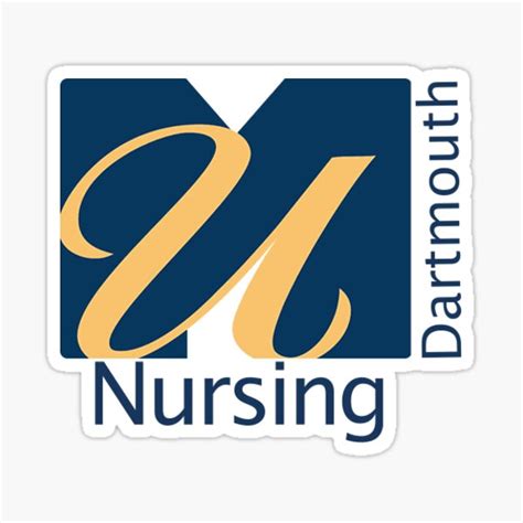 University Of Massachusetts Dartmouth Nursing Sticker For Sale By Gracekfallon Redbubble