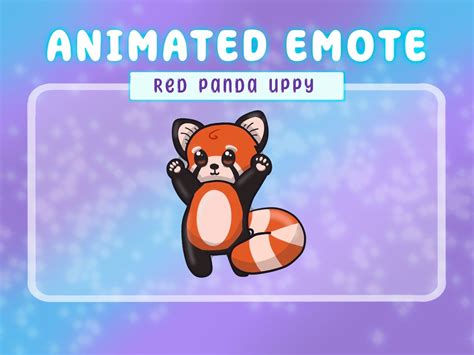 Animated Red Panda Emote Youtube Twitch Discord Cute Red Panda