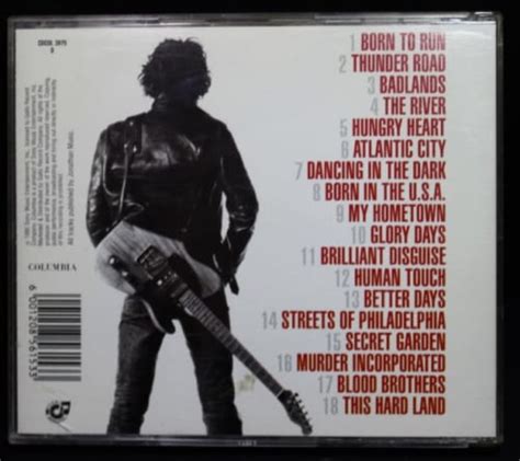 Rock Bruce Springsteen Greatest Hits Cd Was Listed For R On