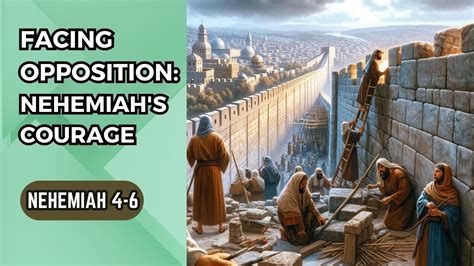 Facing Opposition Nehemiah S Courage Amidst Challenges Nehemiah 4 6