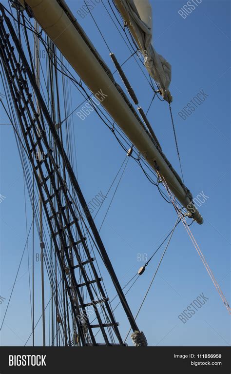 Old Sailing Ship Masts Image And Photo Free Trial Bigstock