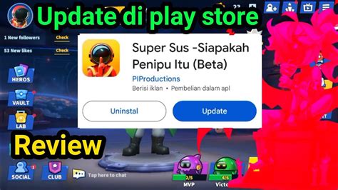 BURUAN UPDATE SEKARANG REVIEW UPDATE BARU SUPER SUS INDONESIA ADA