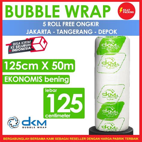 Jual Bubble Wrap Bening Hijau Kualitas Bagus Gosend Grab Cm X